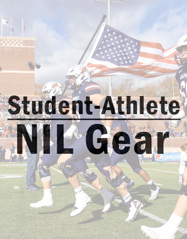Athlete's Threads graphic with image of football players in the background
